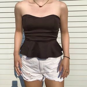 Sweetheart Neckline Tube Top